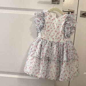 Pippa & Julie floral ruffle dress 3t